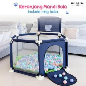 Kolam Keranjang Mandi Bola / Kranjang Mandi Bola Anak / Basket / Segi Enam / Playpen BLOSSOM kIDS