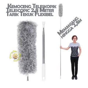 Kemoceng Pembersih Debu Teleskopik 2,8m  Kemoceng Bulu Microfiber