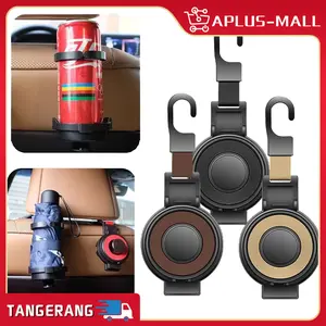 2 In 1 Car-Mounted Multi-Function Cup Holder Multifungsi Gantungan Botol Di Mobil ABS Gantungan Di Mobil Universal Gantungan Belakang Jok Mobil