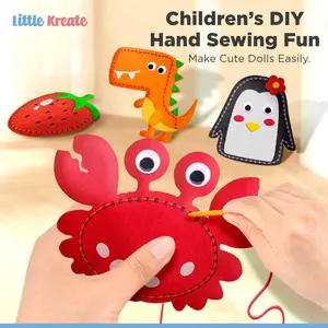 DIY Sewing Kit - Sew Doll - Paket Menjahit Boneka Anak - Gantungan Kunci / Keychain - Prakarya - Mainan Edukasi Kerajinan Tangan