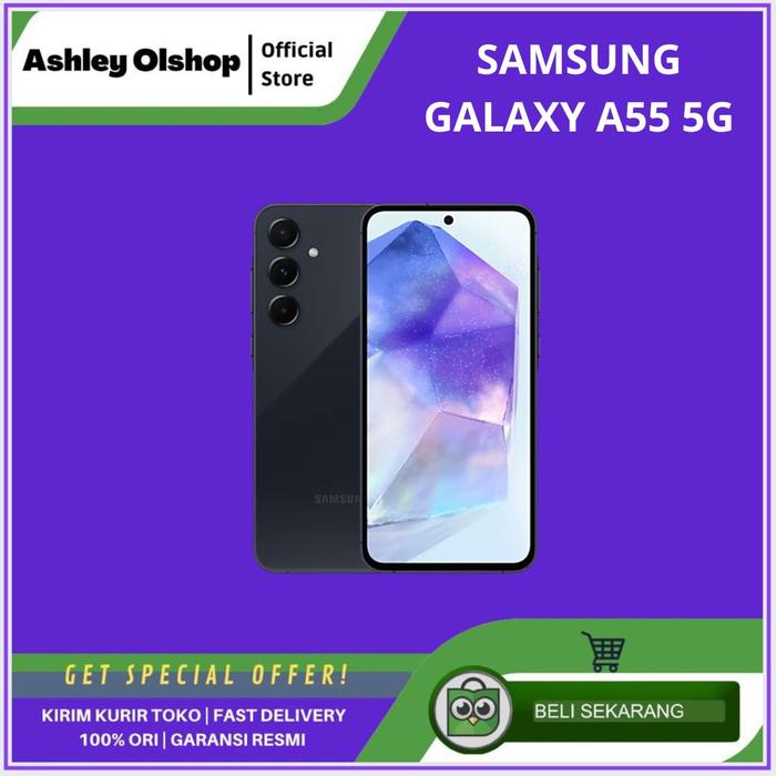 Gambar Samsung Galaxy A55 5G 8/256 GB Black / Hitam - Garansi Resmi Samsung dari Ashley Olshop Official Store Kota Administrasi Jakarta Utara Tokopedia