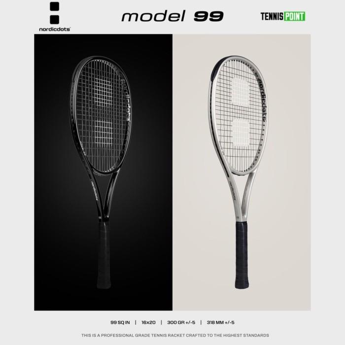 Jual nordicdots MODEL 99 Tennis Racket - Gray - Kota Administrasi