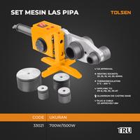 Gambar SET MESIN LAS PIPA PPR  20-63 mm / Pemanas Pipa PPR / Pipe Heater Trafo Las / Alat Penyambung Pipa PVC 33021 Tolsen dari Truteknik Kota Tangerang 1 Tokopedia