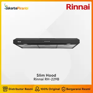 Cooker Hood Rinnai RH-229B Slim Hood Penghisap Asap Kompor