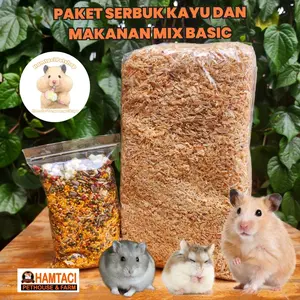 Serbuk Kayu Dan makanan Hamster - Gerbil | Paket Murah