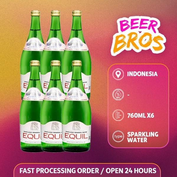 Gambar Equil Sparkling Mineral Water 760ml [ Dus isi 6 Botol ] JNE Cargo Termasuk Packing Kayu dari BEERBROS Indonesia Kota Administrasi Jakarta Barat Tokopedia
