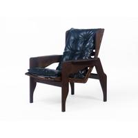 Gambar Lounge Chair / Kursi Malas - DJALOU - Walnut - Doff Finish - Hitam dari kaisugih Kab. Bandung 2 Tokopedia