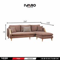 Gambar Sofa L / Sofa Minimalis / Sofa Ruang Tamu Gorby Ivaro dari Ivaro Furniture Kota Tangerang Selatan 4 Tokopedia