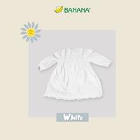 Gambar BANANA Set Dress Putih NewBorn 0133 dari BANANA Official Store Kota Administrasi Jakarta Timur 2 Tokopedia