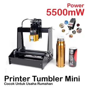 Mesin Printer Tumbler 5500mW CNC Grafir Silinder W Engrave Tumbler