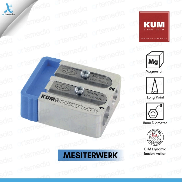 Gambar Rautan Pensil KUM Meisterwerk 2-Step Long Point Pencil Sharpener dari Artemedia_NEW Kota Administrasi Jakarta Selatan Tokopedia
