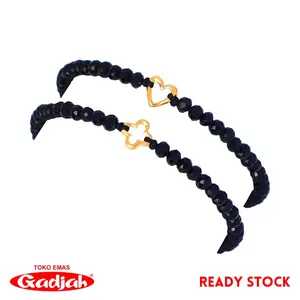 Gelang Tali Kristal Minnie Emas Charm Imut - Toko Emas Gadjah