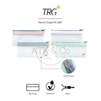 Gambar TRG Plastic Pouch Soft PVC Zipper Pencil Case PC-289 - Tempat Kotak Pensil Tahan Air Alat Tulis Transparan TRG - Blue dari ATK & Co Kota Bandung 1 Tokopedia