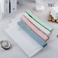 Gambar TRG Plastic Pouch Soft PVC Zipper Pencil Case PC-289 - Tempat Kotak Pensil Tahan Air Alat Tulis Transparan TRG - Blue dari ATK & Co Kota Bandung 3 Tokopedia