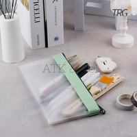 Gambar TRG Plastic Pouch Soft PVC Zipper Pencil Case PC-289 - Tempat Kotak Pensil Tahan Air Alat Tulis Transparan TRG - Blue dari ATK & Co Kota Bandung 5 Tokopedia
