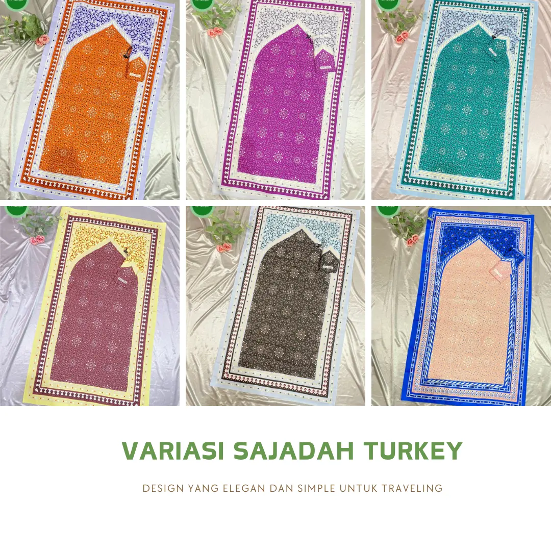 Sajadah Travel Pouch Oleh Oleh Haji Umroh Sajadah Turki