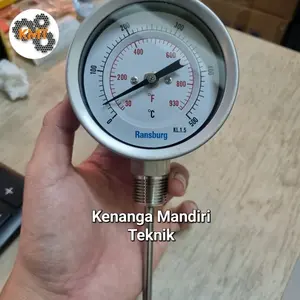 Thermometer Bimetal 3 inch Ransburg 500 Derajat Celcius