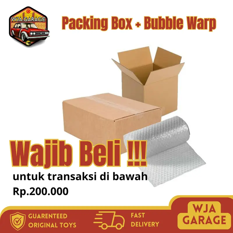 Box/Packing Fragile + Bubble Untuk packing lebih aman 0