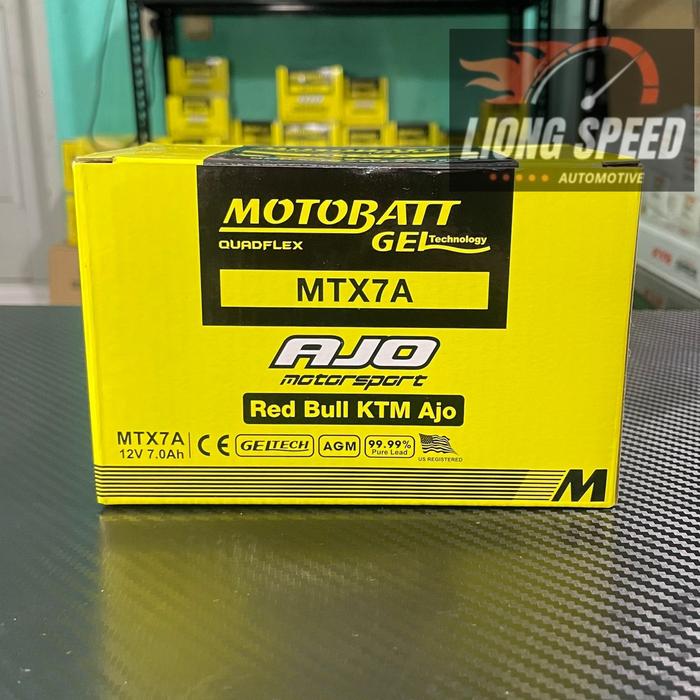 Jual AKI MOTOR MOTOBATT MTX7A 12V 7AH YTX9-BS KAWASAKI ZX25R