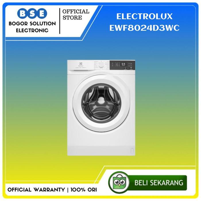 Gambar Mesin Cuci Front Loading 10 kg EWF1024D3WC ELECTROLUX EWF 1024 D3WC [ORI] dari Bogor Solution Electronic Kota Bogor Tokopedia