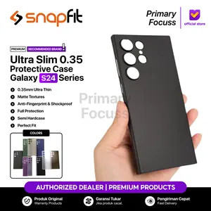 SNAPFIT Case for Samsung Galaxy S24 Ultra Plus SNAPFIT 0.35mm Ultra Thin Slim Tipis Matte Protective Cover Casing - Primary Focuss