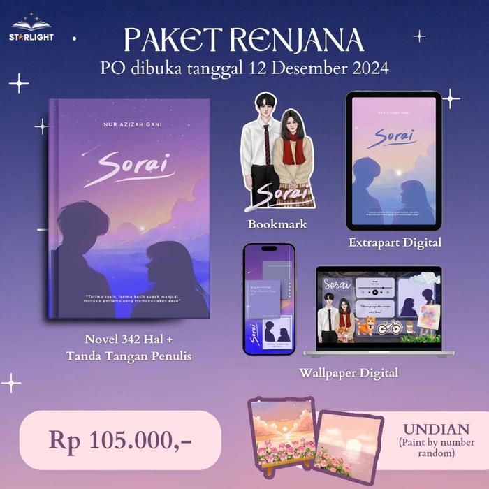Gambar PRE ORDER - Buku Novel - Sorai - Nur Azizah Gani - Starlight - Bumifiksi dari BumifiksiJogjakarta Kab. Sleman 4 Tokopedia