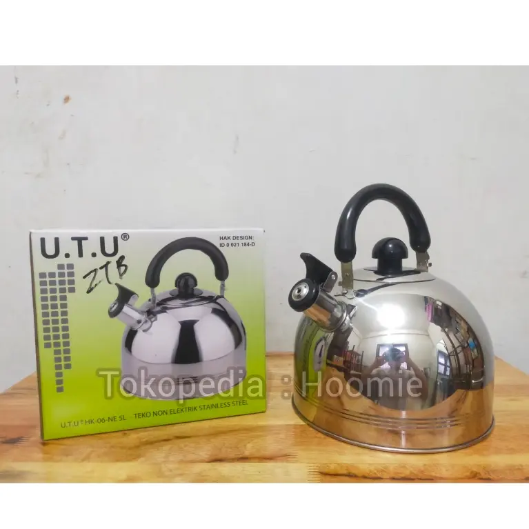 Ceret Stainless Steel UTU 5 Liter / Whistling Kettle / Ceret Bunyi UTU