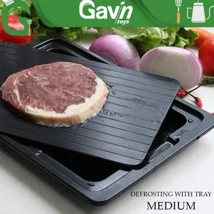 Pencair Daging Beku Cepat dengan Tatakan Medium Defrosting Tray 30cm