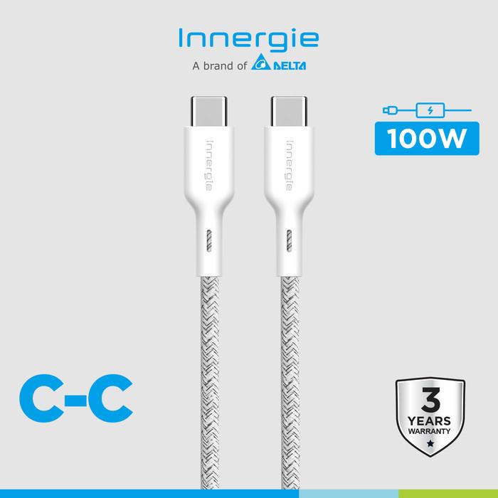 Gambar Kabel Type C INNERGIE PD 100W QC 4.0 Fast Charging for iPhone/Samsung dari Wavesplitter Indonesia Kota Administrasi Jakarta Barat Tokopedia