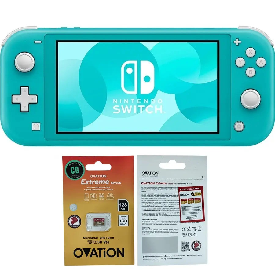 Nintendo Switch Lite Turquoise Cfw Full Game 128GB 256GB 512GB 1TB