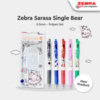 Gambar Zebra Pen/Pulpen/Bulpen Gel Alat Tulis Sarasa Single Bear 05mm Limited Edition - Red dari Asaba Stationery Kota Administrasi Jakarta Pusat 1 Tokopedia