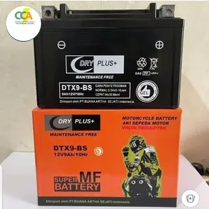 Aki Motor Kawasaki Ninja 250FI, Ninja 250R YTX9-BS Dryplus Aki Kering