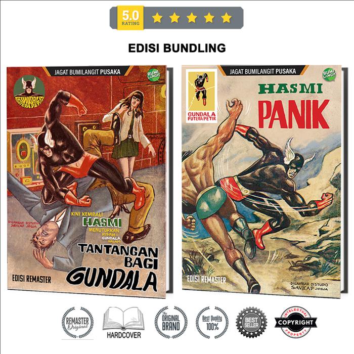 Gambar Bundling Bumilangit Komik Gundala (remaster HC): PANIK & TANTANGAN dari Bumilangit ID Kota Administrasi Jakarta Selatan Tokopedia
