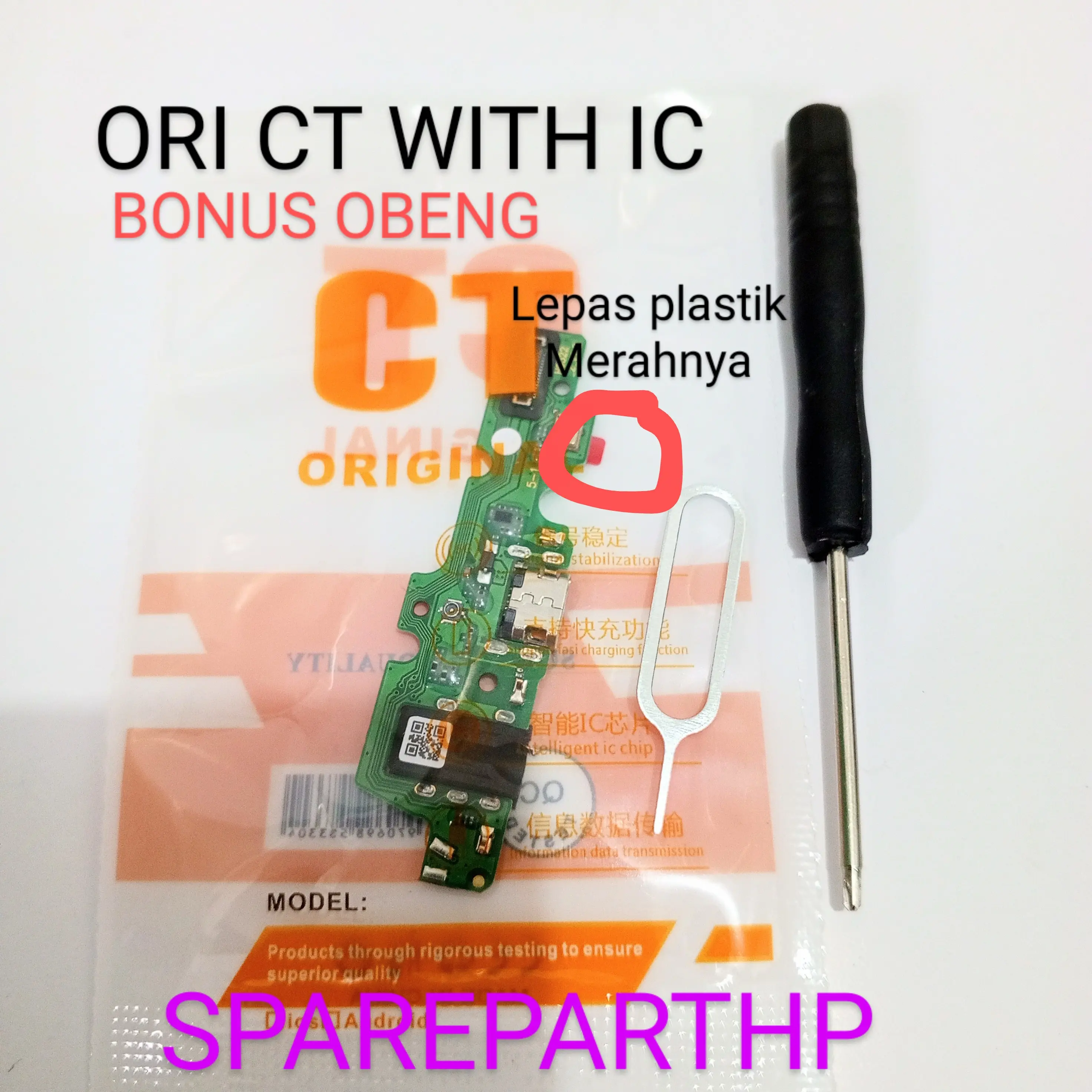 FLEKSIBEL PAPAN KONEKTOR CHARGER INFINIX HOT 11 PLAY BONUS OBENG