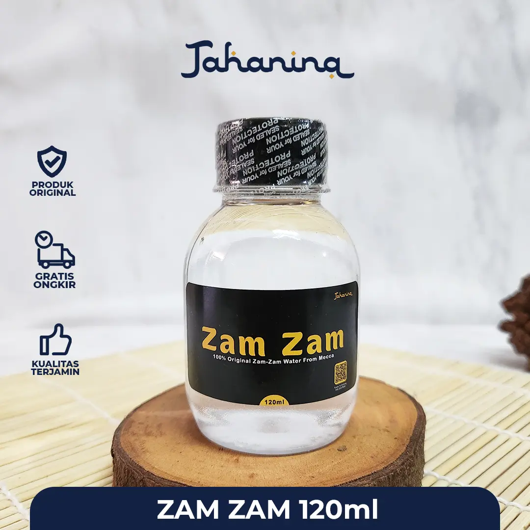AIR ZAM ZAM ASLI MEKKAH | ZAM ZAM BOTOL 120ml (ASLI)