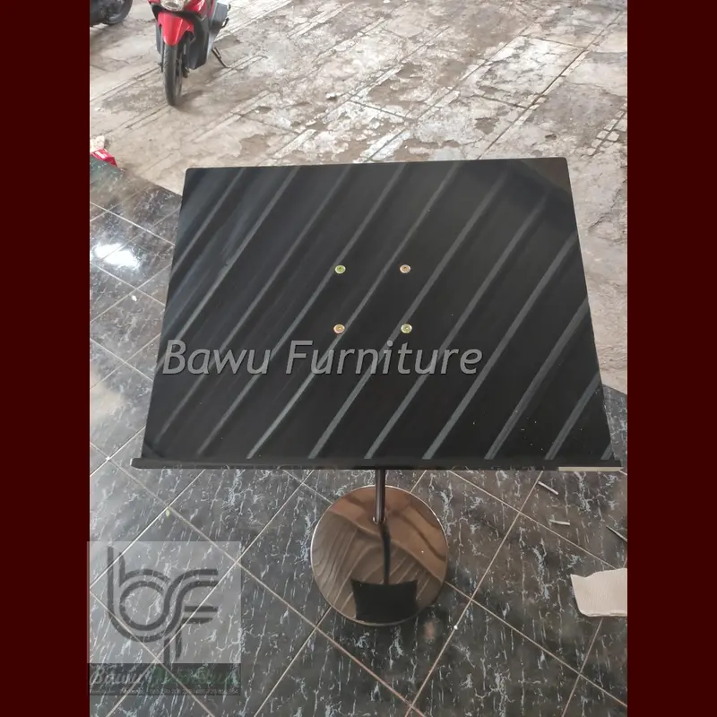 Podium Pulpits Minimalis BLACK -  Mimbar Gereja Stainles Akrilik Hitam 2