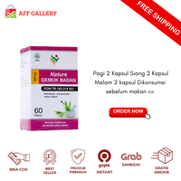 Gambar Kapsul Nature Gemuk Badan Isi 60 Kapsul Original- Penambah Nafsu Makan dari Etamilku Official Kota Administrasi Jakarta Timur 3 Tokopedia