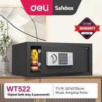 Gambar Deli Brankas Besi Digital / Digital Safe Box / Double Unlocking / Kunci Kata Sandi / Key Password / Anti Maling Anti Bobol 43x35x20 WT522 dari Deli Brankas Official Store Kota Administrasi Jakarta Timur 1 Tokopedia