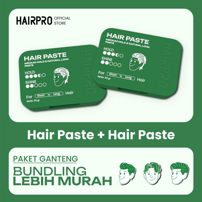 Gambar Hairnerds Professional - Hair Styling Paste / Clay Pomade - 2 PASTE dari Hairnerds Professional Kota Administrasi Jakarta Barat Tokopedia
