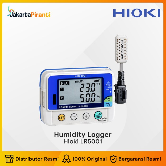 Gambar HIOKI LR5001 Humidity Logger / HIOKI temperature and humidity Logger dari Jakarta Piranti Kota Tangerang Selatan Tokopedia
