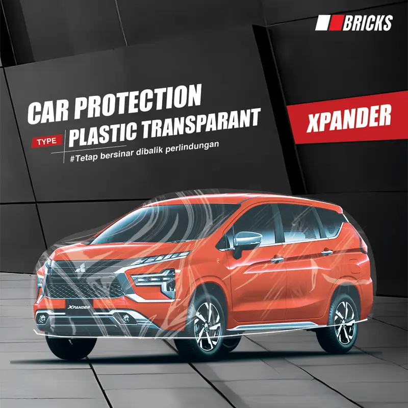 Xpander Body Cover Mobil Plastik Xpander Sarung Mobil Transparan 0