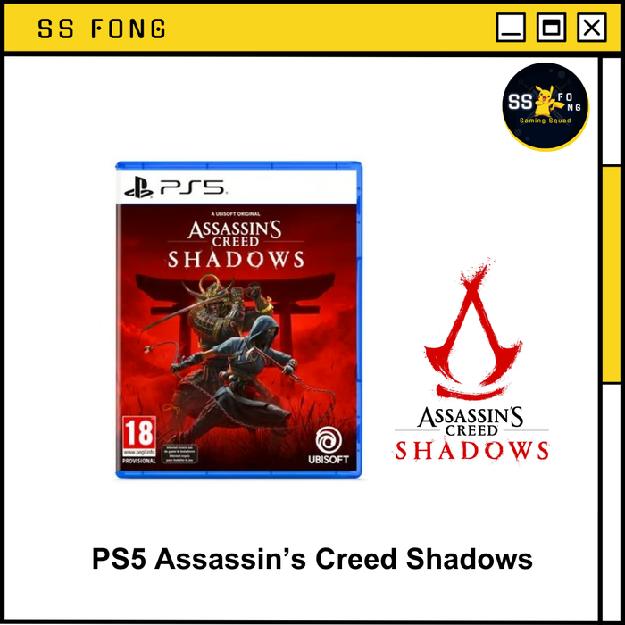 Gambar PS5 Assassin's Creed Shadows - standart dari SS FONG GAMESTORE Kota Administrasi Jakarta Utara Tokopedia