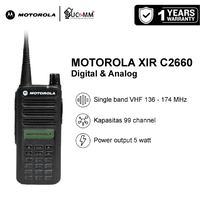 Gambar Motorola Xir C2660 C 2260 Pengganti CP 1660 VHF 136-174 MHz HT Digital & Analog Original Garansi Resmi 1 Tahun Single Band 99 Channel 5 Watt dari Ucomm.ID Store Kota Administrasi Jakarta Barat 4 Tokopedia