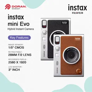 Fujifilm Instax Cam Mini EVO Hybrid Instant Camera - Fuji Instax Kamera Instan - Garansi Resmi