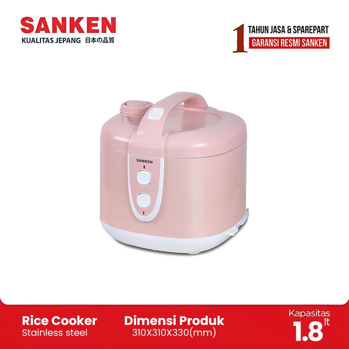Gambar Sanken Rice Cooker SJ-2828PK Magic Com 1.8 L Pink dari Sanken Official Store Kota Administrasi Jakarta Barat Tokopedia