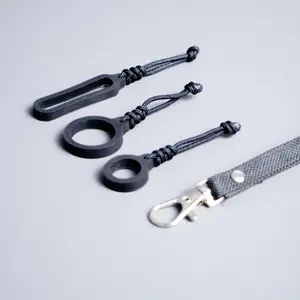 Lanyard Gantungan Device Multifungsi Bahan Kain Kanvas Plus Karet O Ring Snaphook Besi Serbaguna