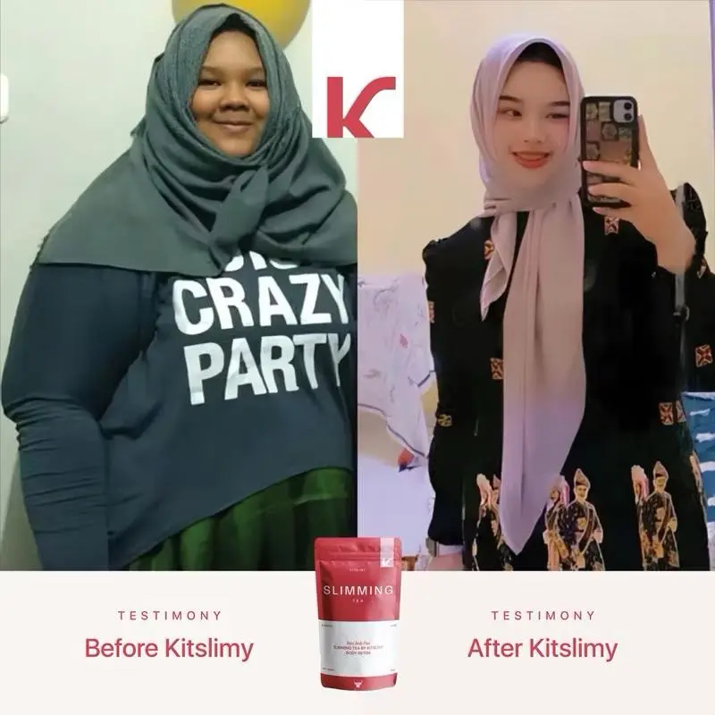 Kitslimy Tea For You Asli - Buy 2 Free 1 (Bonus Meteren + Gelas) 2