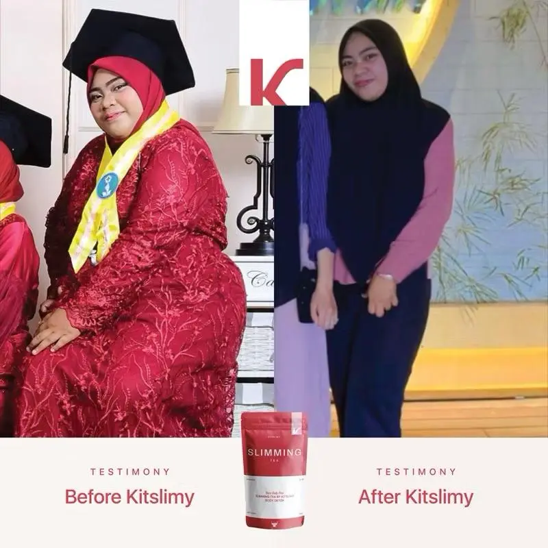 Kitslimy Tea For You Asli - Buy 2 Free 1 (Bonus Meteren + Gelas) 5
