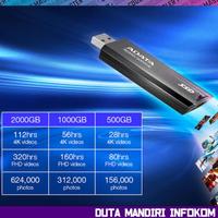 Gambar ADATA SC610 External SSD 500GB 1TB 2TB - USB 3.2 Gen2 Type-A High Speed up to 550MB/s - 500GB  dari Duta Mandiri Infokom Kota Administrasi Jakarta Pusat 5 Tokopedia