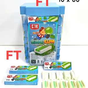 permen bubble gum jelly 60 pcs/toples